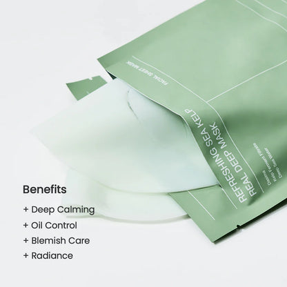 4-Pack Refreshing Sea Kelp Face Mask
