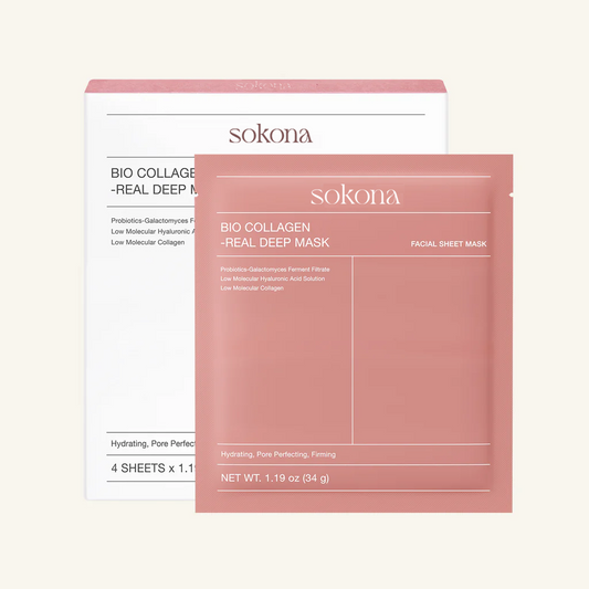 4-Pack Bio Collagen Face Mask